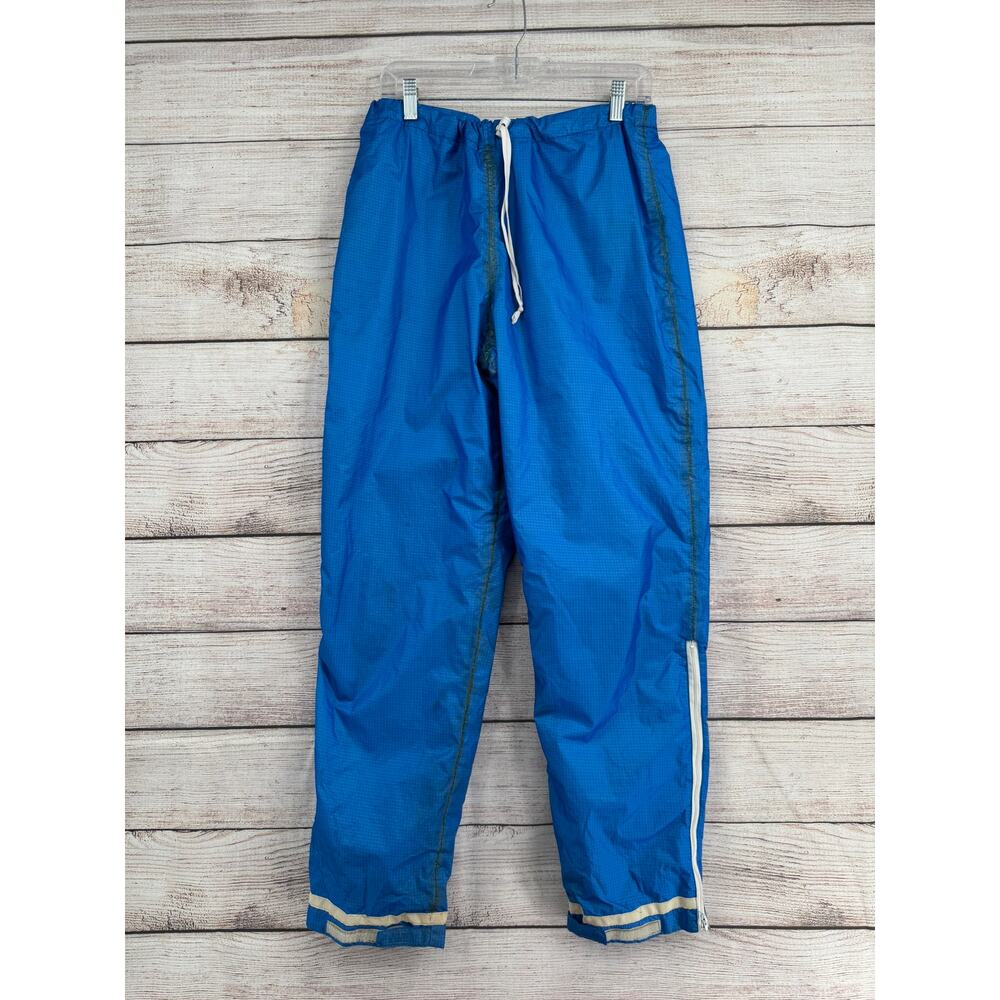 Vintage Gore-Tex Overpants Adult Large Blue Drawstring Ankle Zip